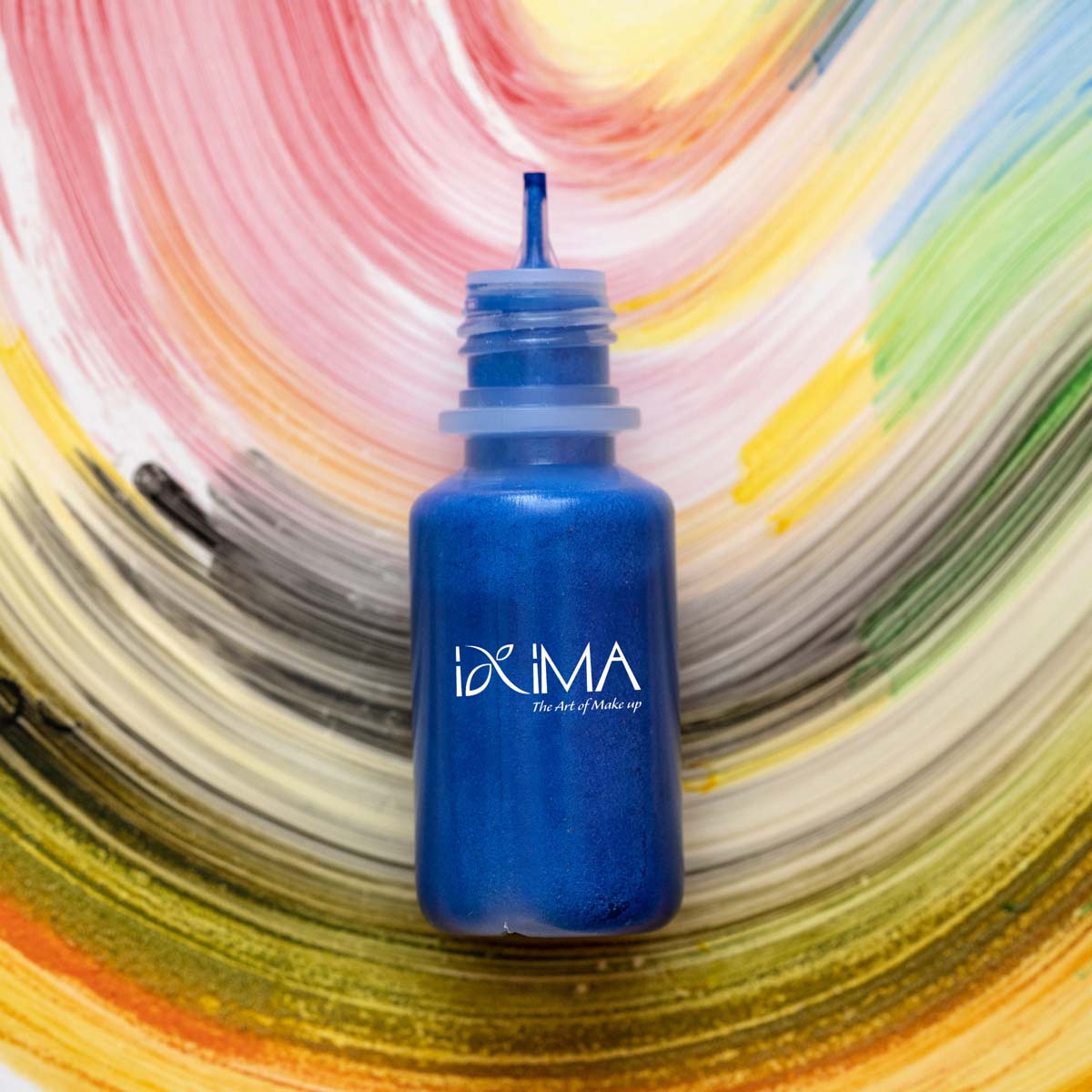 Body painting a base d'acqua colore blue